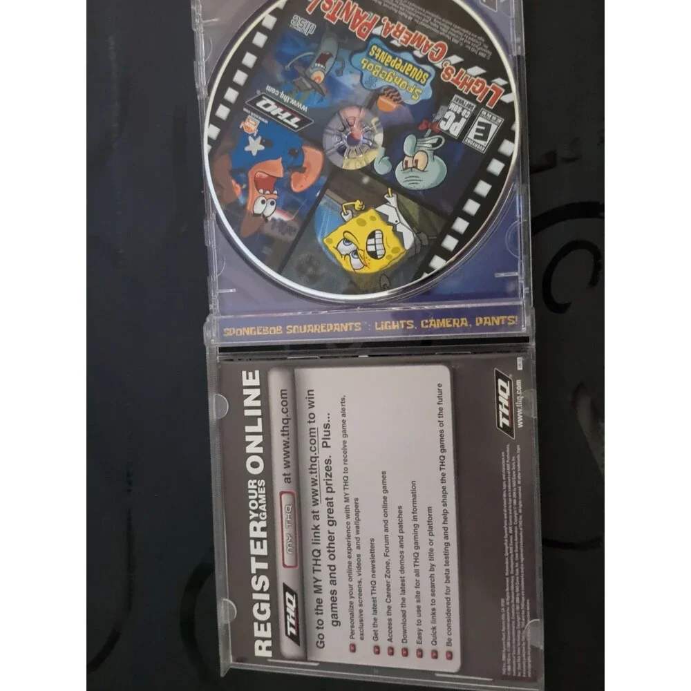 SpongeBob SquarePants: Lights, Camera, Pants (PC CD-ROM, 2005)